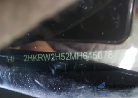 2021 Honda Cr-V Awd Ex из США, поврежденный, VIN 2HKRW2H52MH645078